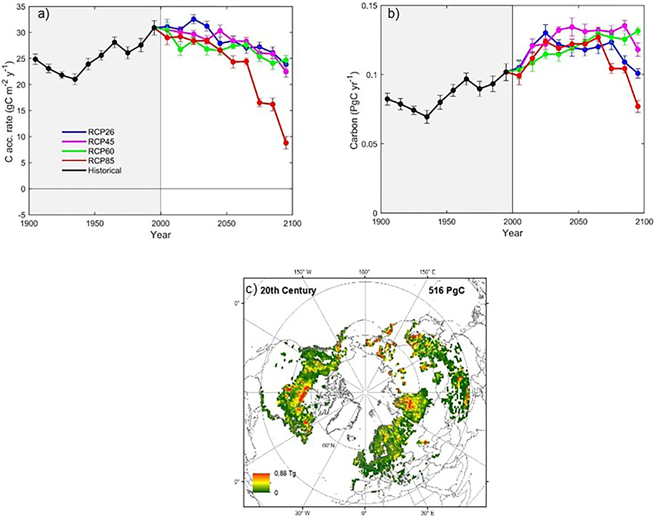 Modeling Pan-Arctic Peatland Carbon Dynamics Under Alternative Warming Scenarios